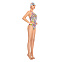 Купальник женский Yingfa Digital Print One-Piece Swimsuit 677