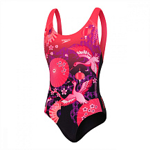 Купальник для плавания подростковый Speedo Crane Blossom Placement Digital Splashback