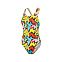 Купальник женский Yingfa Digital Print One-Piece Swimsuit 659