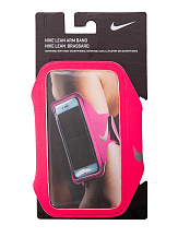 NIKE LEAN ARM BAND OSFM HYPER PINK/BLACK/SILVER, чехол для телефона