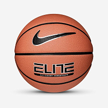 NIKE ELITE ALL-COURT AMBER/BLACK/METALLIC SILVER/BLACK 07, мяч баскетбольный