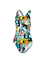 Yingfa Digital Print One-Piece Swimsuit, купальник
