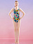 Yingfa Digital Print One-Piece Swimsuit, купальник