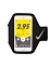 NIKE LEAN ARM BAND BLACK/BLACK/SILVER OSFM, чехол на руку