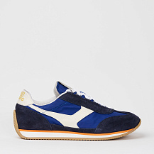 TRAINER '74 SUOLA M/B/A SUEDE/NYLON/VITELLO BLU/BIANCO, кроссовки