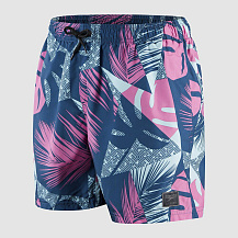 PRINT LEIS 16 WSHT AM BLUE/GRN, шорты мужские