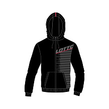LOTTO LOGO IV SWEAT FZ HD FL, худи на молнии