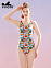 Yingfa Digital Print One-Piece Swimsuit, купальник