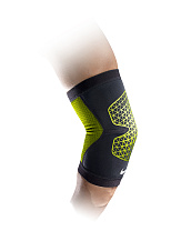 NIKE PRO COMBAT ELBOW SLEEVE M BLACK/VOLT, бандаж для локтя