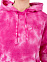 RELAXED FLEECE DYE HOODIE, толстовка