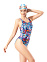 Yingfa Digital Print One-Piece Swimsuit, купальник